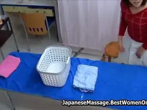Passionate Japanese Lesbo Duo Gives Sultry Hair-on-Hair Sex Massage