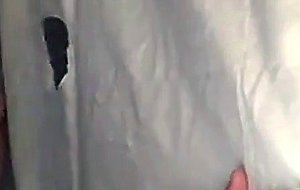 Amateur CD sucks another load at gloryhole