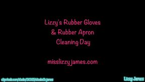 Rubber Apron and Rubber Gloves Cleaning