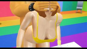 SuperMarioSluts - Peach x Daisy x Rosalina x Pauline banged