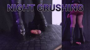 Night Walking Over Your Cock in My Dirty Naked Wolfe Boots (Double 45 Deg Version) - TamyStarly - Cock Balls Crush Trample, Shoejob, CBT, Trampling, Bootjob, Stomping