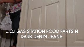 JOI GAS STATION FOOD FARTS N DARK DENIM JEANS