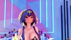Candace Gives In To Lustful Urges in Sensual Genshin MMD Adventure
