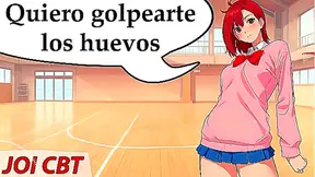 Momo Te Ensea Jugar con Tus Bolas en Escena JOI Hentai Caliente