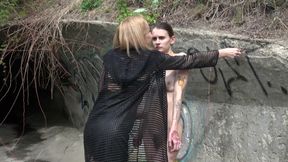 Spit on the depraved slave!