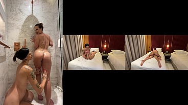 HOT shower and massage video with Kristy Black!!!
