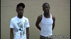 Black Muscular Gay Dude Fuck White Skinny Sexy Boy 24