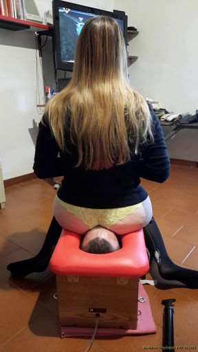 Gamer Stephanie in Action!