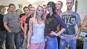 ”Fat Gangbang with Mesmerizing Blonde”