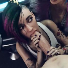 Cyberpunk 2077 Blowjob