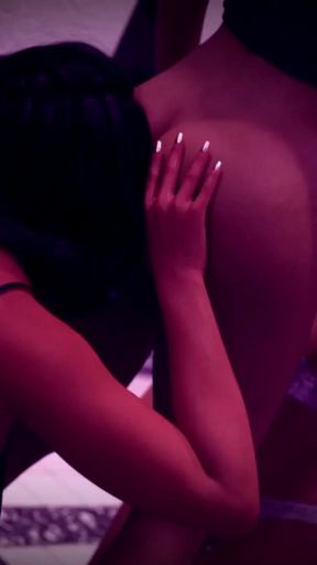 Shemale Ashe Having Threesome Fun With Two Girls In Toilet   Clip 1