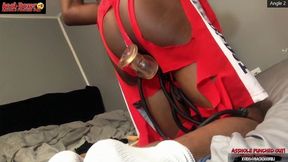 asshole punched tf out - ass monkey xl inflatable buttplug angle 2 part 2