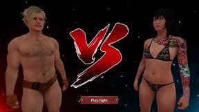Johnny Walker Black VS Alice (Naked Fighter 3D)