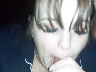 Hot Breasty Teen Sucking Large Jock And Swallows Biggest Load Of Cum