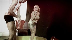 I come on your big tits in a sea of milk