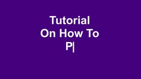 Tutorial On How To Pleasure Ron Beastly's Cunt Featuring @RonBeastlyFTM