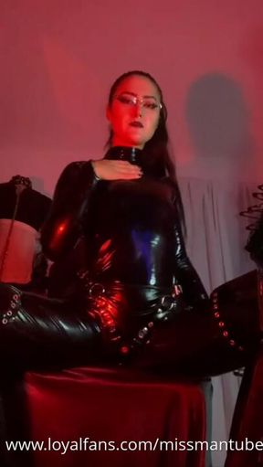Bound to the Smoke: Latex Fetish Tease