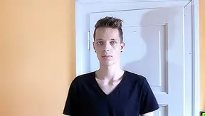 Gaunt Gay Guy with Tight Ass Fucked in POV - Debt Dandy