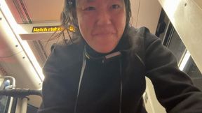 See my dirty feet on the public train seats (sep 27 2025)