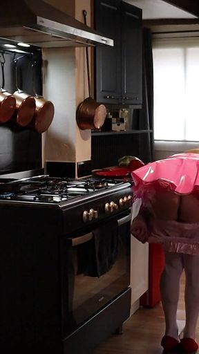 Sissy Dee Is Cooking Lady Fee Her Lunch Before Lady Fees Guest Arrives