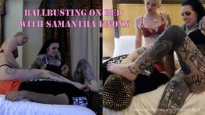 Ballbusting, Foot Worship With Samantha Knoxx (Mirrored)