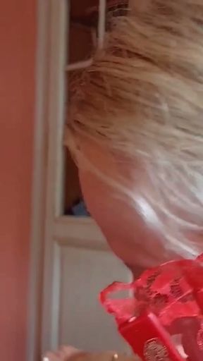 Amateur blonde mature wife Selena enjoys posing and sex   Clip 2
