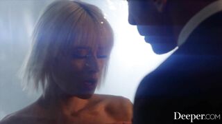 Deeper Jessie & Lilly have a twisted quarantine threesome