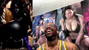 rare, gob, gob, transgender has cum oozing out of her ass with anal beads inside, ai generated