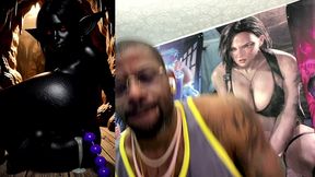 rare, gob, gob, transgender has cum oozing out of her ass with anal beads inside, ai generated