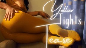 Yellow Tights Tease