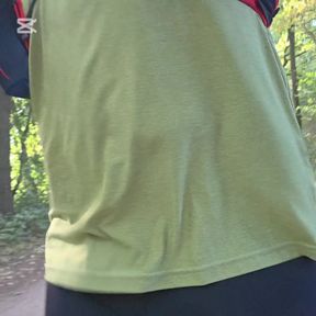 Public lycra bulge outdoor