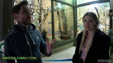 HOT BLONDE MELODY MARKS CHEATING THREESOME in BOYFRIEND’S BED– IMMORAL FAMILY 4K