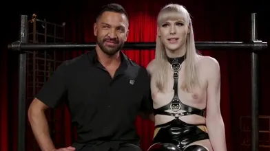 A Trans Woman Who Is In Chastity Is Punished And Her Anal Is Fucked