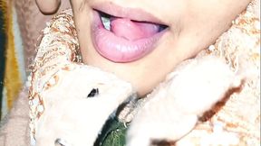 Closeup hard pussy fucking sex with stepsister in missionary position