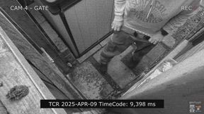 Voyeur style CCTV of me pissing