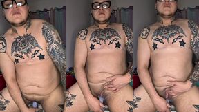 ftm trans guy jerks off