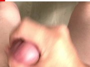 オナ禁したゲイが我慢出来ずに射精する／A large amount of penis that I put up with too much