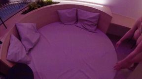 POV in a round bed with slut Alessa