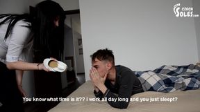 Lazy husband punishment