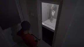 I watching my roommate having shower XX I guess he knows it
