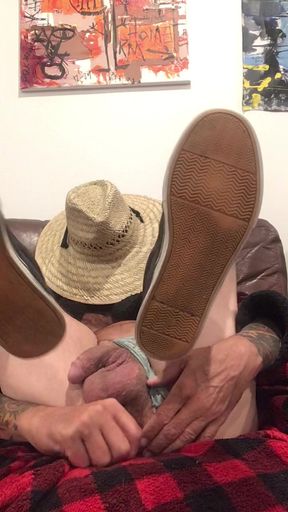 Thumbs up my tight virgin butt hole