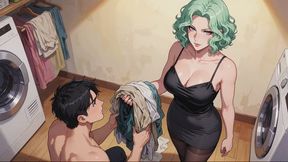 Tease And Denial Stories #3: Mint Green Laundry Throne