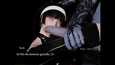 Resonance [ FUTANARI HENTAI Game PornPlay ] Ep.3 masturbating while sniffing her nun sister panties