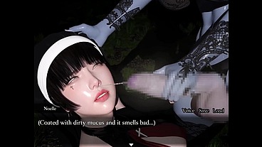 Resonance [ FUTANARI HENTAI Game PornPlay ] Ep.3 masturbating while sniffing her nun sister panties