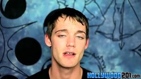 Jayden Ellis has an interview before the sex action part