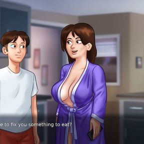 Summertimesaga Gameplay - Part 2 - Walkthrough of game - Big boobie judith scene