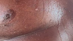 Big Black Cough Muscle Worship