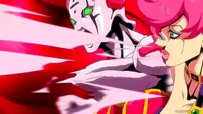 Blonde Beauty Ignites Wild Desires in JoJos Bizarre Erotic Adventure