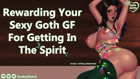 Sultry Goth Girlfriend's Begging Booys For Eerie Orgasmic Audio Frenzy