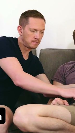 Stepdad Catches His Stepson Shooting Porn Content, Jerking Off His Pink Cock For Strangers To Watch   Clip 1